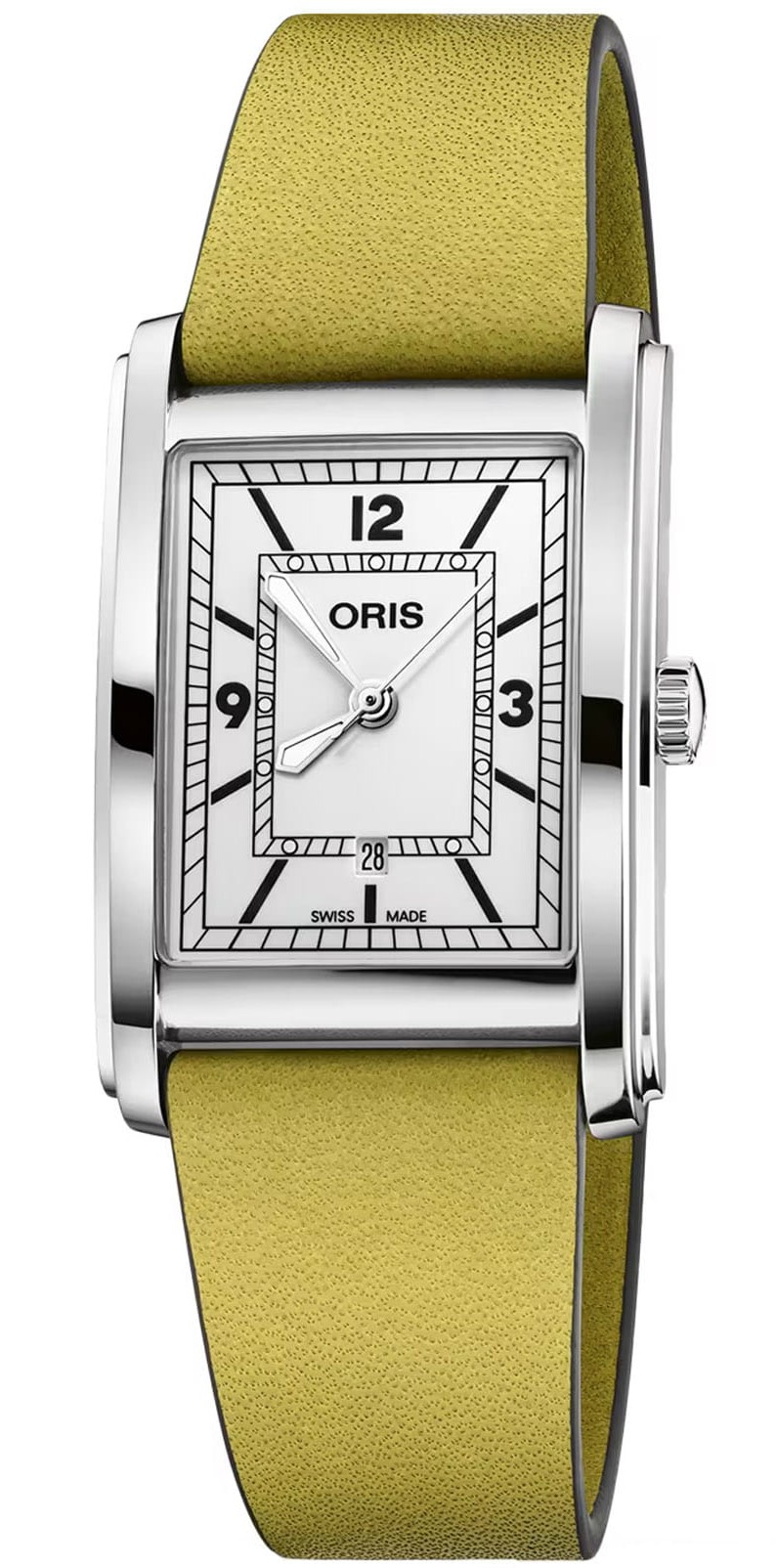 ORIS  Швейцарские часы, автоматический механизм, сталь, 26х30 мм